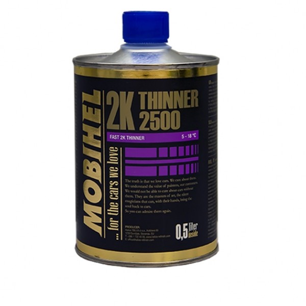 Розріджувач швидкий 2500 - для 2К матеріалів Mobihel 0,5л